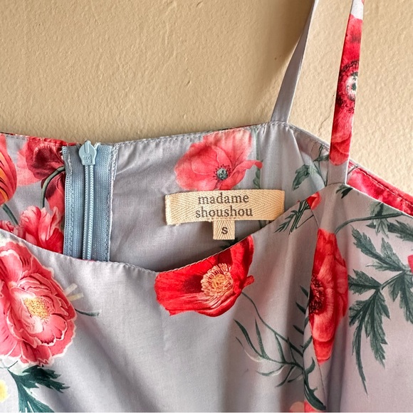 Madame Shoushou full length floral sundress with bodice style top - Picture 8 of 8